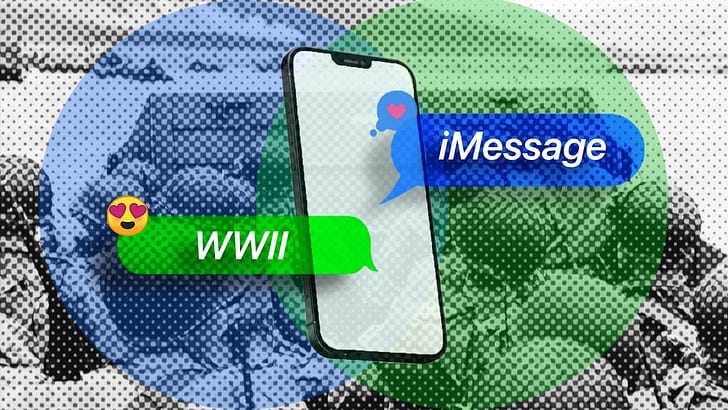 iMessage, World War 2, and a Mathematical Theory of Communication